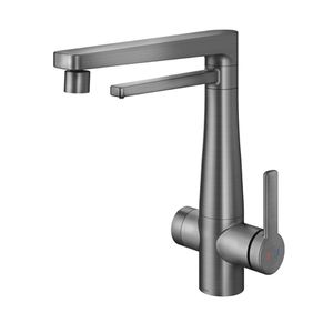 Monocomando para cozinha vitalis grafite escovado - docol