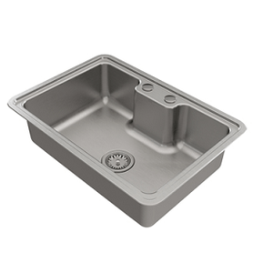Cuba sobrepor/embutir inox docolmassima 68x48cm - docol