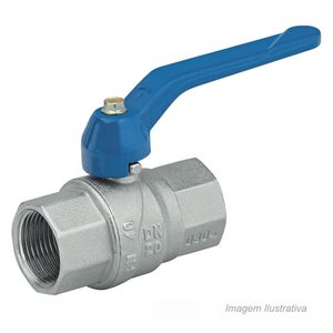 Válvula de esfera com alavanca 1.1/2 azul - docol