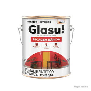 Tinta esmalte sintético brilhante 3,6 lt creme glasu /ref.53864682