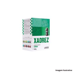 Pigmento em pó xadrez 500g verde tbr adesivos /ref.67792