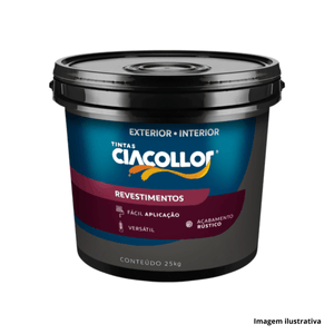 Tinta textura grafiato balde 25kg branco ciacollor /ref.04640