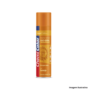 Tinta spray 400ml uso geral laranja /ref.068.0132