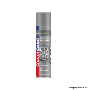 Tinta spray 400ml uso geral alumínio chemicolor /ref.068.0088