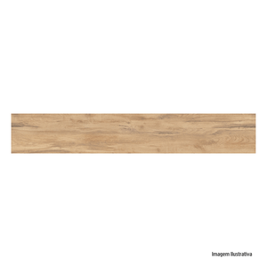 Porcelanato madero caramel acetinado 20x121cm damme /ref:ar20086.