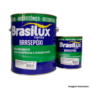 Kit Epoxi Cinza Claro Nº 6,5 3,6LT - Brasilux / Ref. KT 030601726