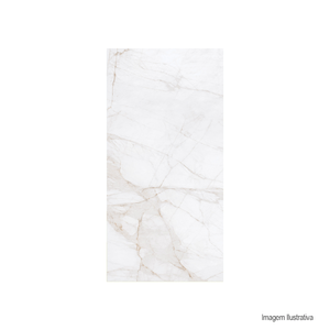 PORCELANATO RETIFICADO POLIDO 59,5X119,5CM MARMO REAL INCEPA - /Ref. INC06DB0004