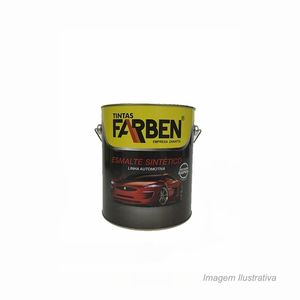 Tinta esmalte sintético automotivo 3,6lts branco farben /ref.531.1080-3.6