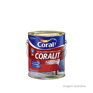 Tinta esmalte coralit auto brilho 3,6lt branco coral /ref.5202672