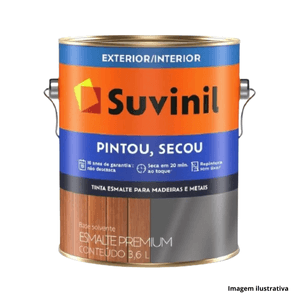 Tinta esmalte pintou secou 3,6 lt branco suvinil /ref.50604296