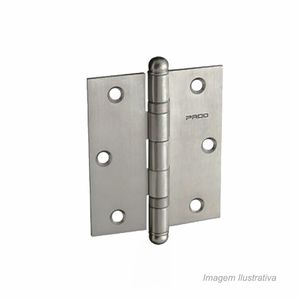 DOBRADIÇA SIMPLES EM AÇO CARBONO COM ROLAMENTO 3.1/2x3 SM3530 - PADO