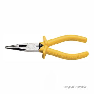 Alicate bico meia cana isolado 6" 1000v amarelo - tramontina