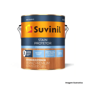 Verniz Stain Protetor Acetinado Natural 3,6LT - SUVINIL / Ref. 53387680