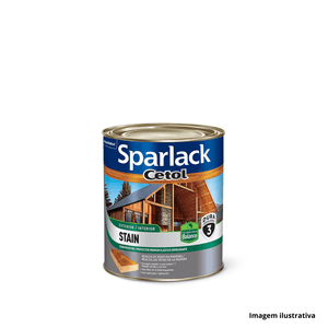 Verniz acetinado stain cetol base água uv glass 900ml incolor sparlack /ref.5511387