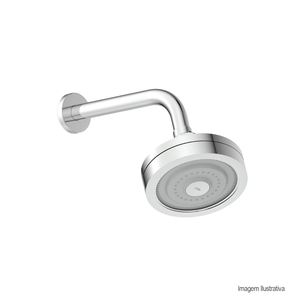 Chuveiro redondo autolimpante master cromado celite /ref:b5001c6crb.