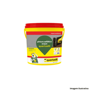 Impermeabilizante pintura asfáltica acqua 3,6 litros quartzolit /ref.0