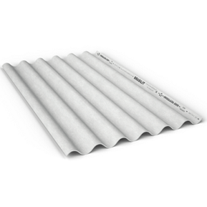 Telha ondulada sem amianto 6mm com 3,66x1,10mts - brasilit