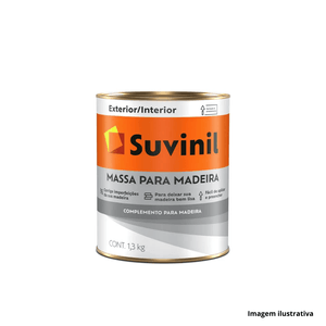Massa para madeira 1,3kg suvinil /ref.50687554