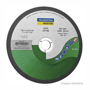 Disco de corte para pedras 7" - tramontina