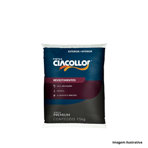 Textura Projetada Refil 15KG Branco Ciacollor /ref.6634
