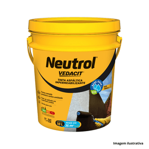 Pintura  Asfáltica Neutrol Acqua 18LT - VEDACIT / Ref. 111337