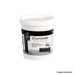 Massa Premium 90GR Preto SANTA LUZIA /Ref. 27011