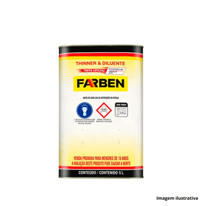 Thinner Diluente 6000 5LTS - FARBEN / Ref. 556.000-5.0
