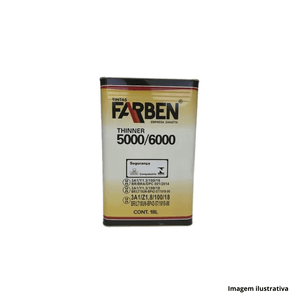 Thinner Diluente 5000 18LT - FARBEN / Ref. 555.000-018