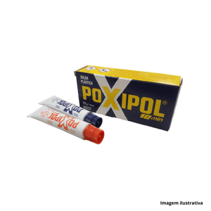 Cola epoxi poxipol 21gr/14ml cinza tbr adesivos /ref.521167