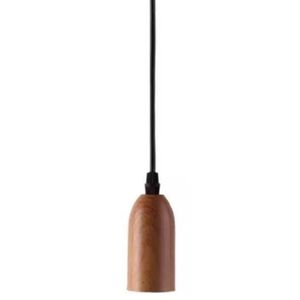 Pendente dot metal vintage amadeirado - taschibra