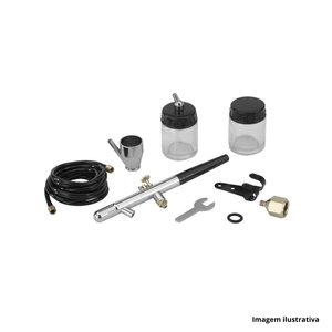 Kit aerógrafo air plus 9 peças schulz /ref.809.1770-0