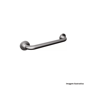 Barra de apoio reta 60cm aço inox escovado levevida /ref.25