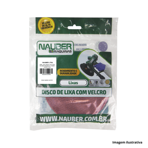 Disco lixa tela pronet 6 150mm g3000 com 5 unidades nauber /ref:3099.