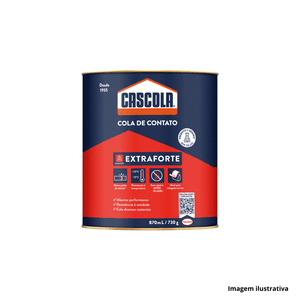 Adesivo de contato cascola extraforte 730gr amarelo henkel /ref.2245985