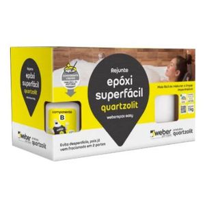 Rejunte epóxi superfácil 1kg corda quartzolit