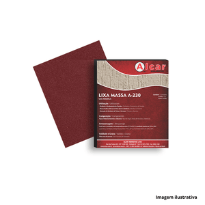 Lixa para massa 180" - alcar abrasivos / ref. fl0ln0019