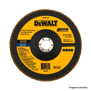 Disco flap de fibra 7" x 7/8" z60 dewalt /ref.dw8323-ar