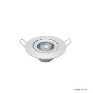 Spot de embutir redondo supimpa 7w branco 6500k avant /ref:863091379.