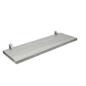 Prateleira pratk concept 1,5 (c/fix) prata 10x40 - prat-k