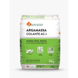 Argamassa aci cinza 20kg inovatte/ ref:304100.