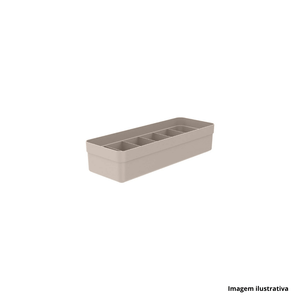 Organizador Colmeia Logic G Bege Ou Plásticos /Ref.OL950BGF