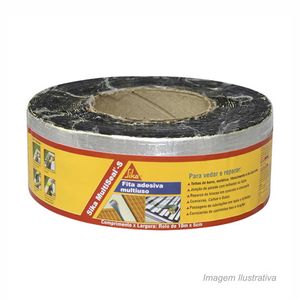 Fita multiuso multiseal 10cmx10m cinza - sika
