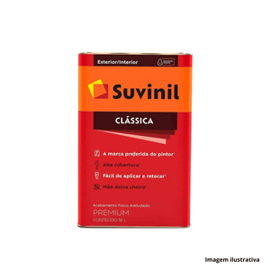 Tinta clássica fosco 18 lt branco suvinil /ref.53362346