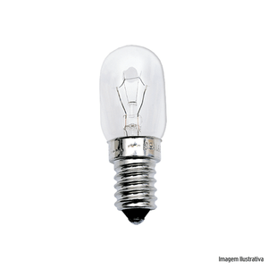 Lâmpada para micro-ondas e14 15w 110v taschibra /ref:11698.