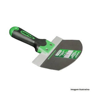 Espátula inox redonda para balde 6" nauber /ref.3261