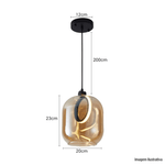 Pendente_led_ruzo_7w_3000k_ambar_e_preto_nordecor_ref2793_8011283