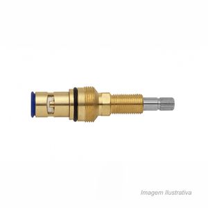 Reparo mvc 1/4 de volta para registro de pressão deca de 1/2 e 3/4 cromado - blukit