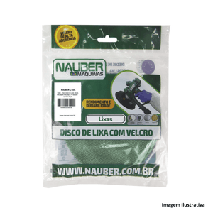 Disco lixa tela pronet 7" 185mm g240 com 5 unidades nauber /ref:1363.