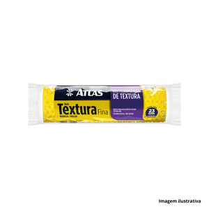 Rolo para textura fina 23cm atlas /ref:110/75.