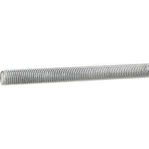 Barra zincada com rosca 1/4" barra 1mts - vonder